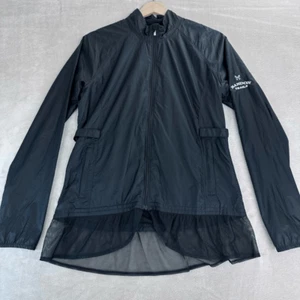Bandon Dunes Trails Adidas Jacke Damen klein schwarz durchgehender Reißverschluss Nylon Golf Wandern - Bild 1 von 11