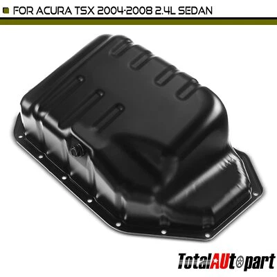 Engine Oil Pan w/ 20 Bolt Hole for Acura TSX I4 2.4L 2004-2008 11200RBB000 - Image 1 of 4