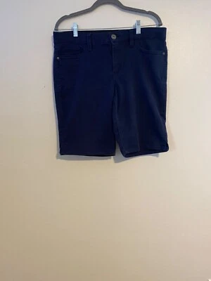 Bermudas Liz Claiborne para mujer calce clásico azul marino talla 12 elásticas informales Foto 1 de 4