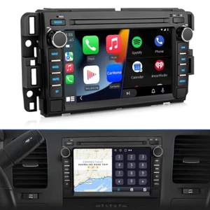 For GMC Sierra 1500 2500HD 3500HD Car Radio DASH Carplay Player GPS NAVI Stereo - Picture 1 of 14