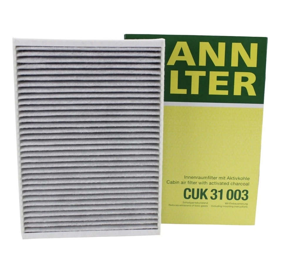Filtro de aire de cabina MAN CUK 31 003 para Audi A4 Allroad A5 Quattro S5 SQ5 Q5 Q7 Q8 Foto 1 de 2