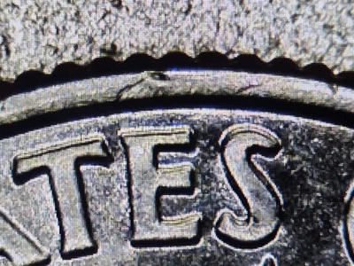 NEW ERRORS- RARE for this 2024 P Dime Proof Like 10  cent piece. - Image 1 of 4