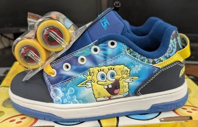ZAPATILLAS JUVENILES HEELYS BOB ESPONJAGER - TALLA EE. UU. JUVENIL 2 NUEVAS EN CAJA Foto 1 de 4