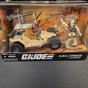HASBRO G.I. JOE A.W.E. STRIKER w/ Leatherneck - 25th ANNIVERSARY - NIB - Picture 1 of 4