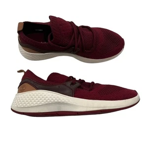 TIMBERLAND Aerocore Energy Flyroam Knit Burgundy Athletic Sneakers Women's 7 - Picture 1 of 8