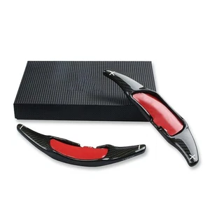 Carbon Fiber Steering Wheel Shift Paddle Extension For BENZ AMG A45 S65 SL63 C63 - Picture 1 of 11