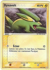 Carte Pokemon " DYNAVOLT " Base Fantôme Holon PV 40 64/110 VF - Imagen 1 de 1