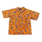 Street Culture Herren Hawaiihemd Größe XL orange blau Blumen hell tropisch