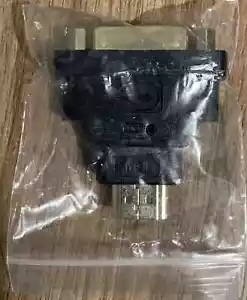 DVI-I to HDMI Male Male Plug Socket Adapter Converter - Picture 1 of 3