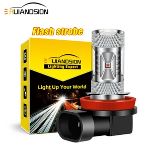 Ruiandsion H11 LED Lampe Frontale Kit Ampoule Brouillard Clignotant Rouge 12V - Picture 1 of 9