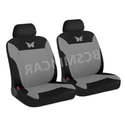 2 Front Car Seat Covers Breathable Cushion Chair Protector Interior Accessories - Image 1 of 4