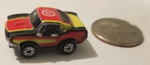 Micro Machine Galoob Ford '65 Mustang Black On Red Vintage Collectible - Picture 1 of 4