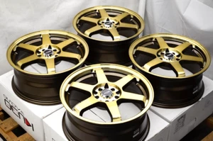 16x7 Wheels Rims Bronze 5 Lugs VW Jetta Prius Corolla Camry Mazda 3 Civic CRV - Picture 1 of 7