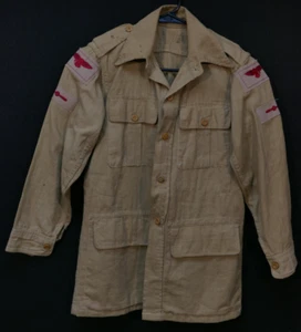 WWII Pattern RAF Khaki Shirt Drill Leading Aircraftsman Stamped - Picture 1 of 9