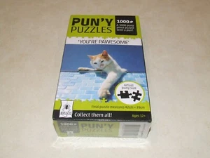 BePuzzled Pun'y 1000 Piece Puzzle - You're Pawesome - New - Picture 1 of 3