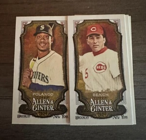 2024 Topps Allen & Ginter HIGH NUMBER MINI Parallel SP (#301-350) - PICK ANY - Picture 1 of 1