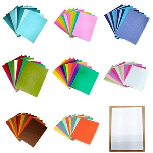 10 CHEVRON Embossed A2 Card Fronts Recollection Cardstock - You Choose Color Set - Picture 1 of 19