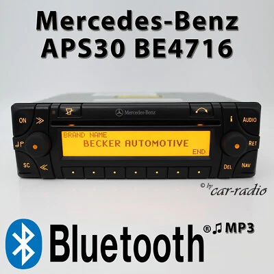 Original Mercedes Audio 30 APS BE4716 Bluetooth MP3 Becker Navigationssystem CD - Bild 1 von 4