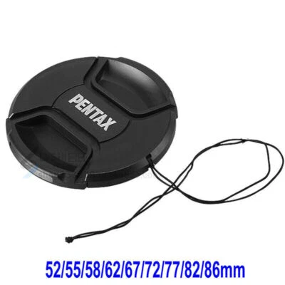 49mm 52mm 55mm 58mm 62mm 67mm Front Lens Cap Cover for Pentax - Image 1 of 2