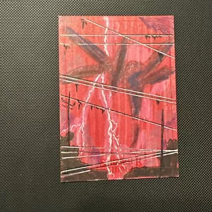 Topps Stranger Things Upside Down Mind Flayer carta da disegno Nathan Ohlendorf 1/1 - Foto 1 di 6