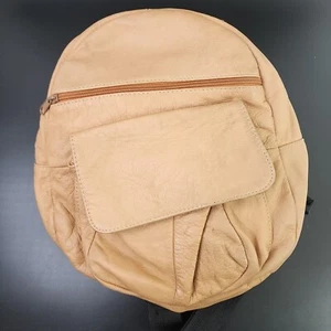 Vintage Soft Leather Sling Style Backpack, Genuine Leather, Made in Mexico - Picture 1 of 10