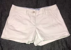 Womens Southern Tide White Chino Shorts Size 2 (3” Inseam) - Picture 1 of 4