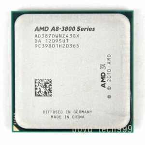 AMD A8-3870K CPU A8-Series Quad-Core 4M Socket FM1 3.0 GHz Processor - Picture 1 of 2