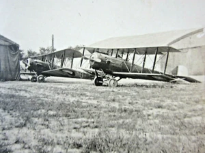 WWI US Army Air Corps Doppeldecker Salmson 2A2 Observation Sq Photo Stereoview 1919 - Bild 1 von 5