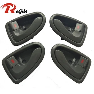 Juego de 1 manija de puerta gris delantera trasera izquierda derecha interior Hyundai ACCENT 2000-2006 - Imagen 1 de 4