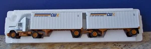 Tonkin Replicas Con-Way Central Express CWX Double Trailers 1:53 Diecast Truck  - Picture 1 of 12