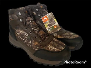 Ozark Trail Mens Camo Boots Bruce Waterproof Hunting Hiking NEW Size 11.5 - Picture 1 of 12