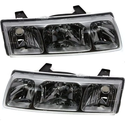Headlight GM2502228 GM2503228 Set of 2 Left Right for 2002-2004 Saturn Vue Base Foto 1 de 4