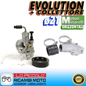Carburetor Evolution Polini ø21 + Manifold Yamaha Vino 50 - Why 50 - Zest 50 - Picture 1 of 1