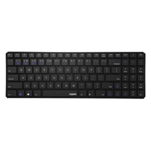 Rapoo E9100M Tastatur RF Wireless QWERTY Schwarz - (DEU Layout - QWERTZ) - Bild 1 von 4