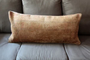 Almohada lumbar 16X36, almohadas vintage, alfombra turca hecha a mano de alta calidad funda de almohada - Imagen 1 de 12