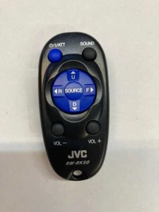 Control remoto original OEM JVC RM-RK50 CD DVD para audio estéreo de automóvil - Imagen 1 de 3