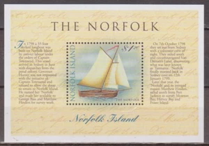 Norfolk Is 1998 Circumnavigation of Tasmania $1.20 Mini-Sheet SG MS584 MNH SHIPS - Picture 1 of 1
