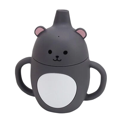 Taza para sorber de silicona para niños pequeños con dibujos animados | Sin BPA | Silicona de grado alimenticio Foto 1 de 4