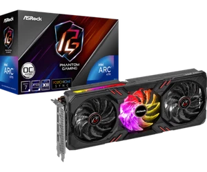 ASROCK Intel Arc A770 Phantom Gaming 16GB OC Grafikkarte 16GB GDDR6 HDMI, 3x DP - Bild 1 von 11