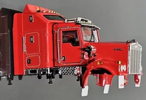 New 1:50 Kenworth Drake 509 Roso Red Cab Sleeper & Bonnet Complete - Picture 1 of 5
