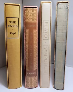 Heritage Press Books Set PHILOSOPHERS LOT ARISTOTLE VIRGIL PLATO HOMER slipcases - Picture 1 of 24