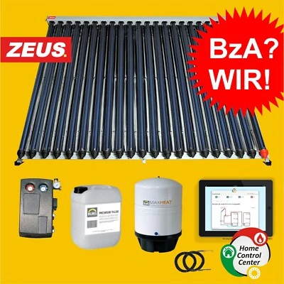 🔥 Solarthermie Solaranlage Komplettset Röhrenkollektor Solarkollektor Set 🔥 - Bild 1 von 4