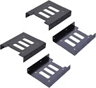 2.5" to 3.5" SSD HDD Hard Drive Adapter Bay Holder Mounting Bracket (4 Pack)