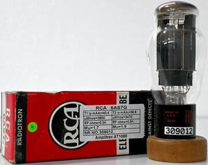 6AS7G RCA Amplifier Tube Made in U.S.A Amplitrex Tested 1 Pc - Picture 1 of 12