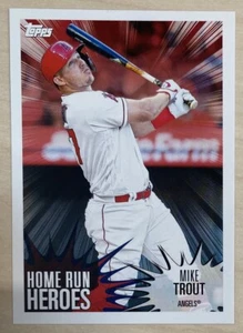 MIKE TROUT / JACOB JUNIS - 2019 Topps Stickers #187 - ANGELS / ROYALS - Picture 1 of 2