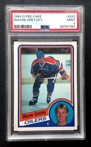 WAYNE GRETZKY 1984-85 O-PEE-CHEE 84-85 NO 243 PSA 9 92421 - Imagen 1 de 2