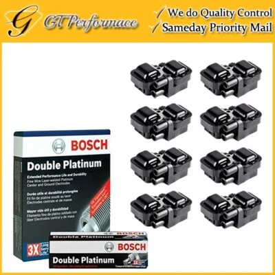 Bobina de encendido de calidad y bujía BOSCH 16 PIEZAS para Mercedes-Benz CL55 E55 AMG V8 Foto 1 de 4