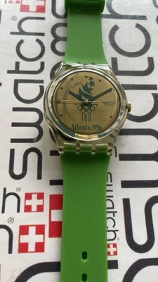 Swatch  Centennial Games GZ136 Standard Gents 34mm Silicone - Image 1 of 4