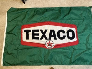 Bandera Texaco Bandera 4’ X 6’ Verde Rojo Gran Tamaño Gas y Petróleo Coleccionable - Imagen 1 de 5