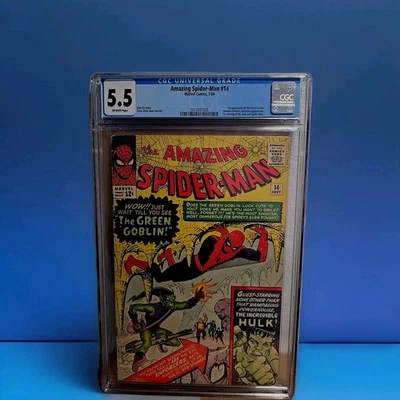 Amazing Spider-man #14 CGC 5.5 Off-White Pages! - Image 1 of 3